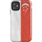 Singapore Flag Distressed iPhone 11 Impact Case